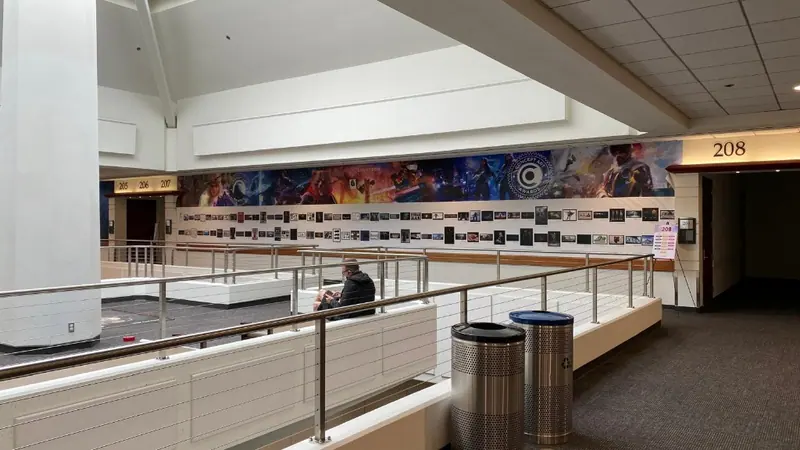 Concept Art Awards — Wall installation at Lightbox Expo