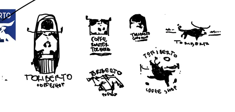First logo sketches